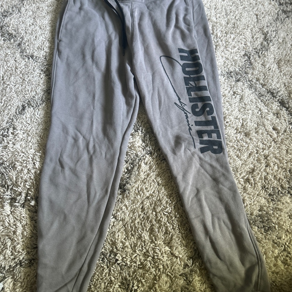 Hollister Men's Charcoal Joggers